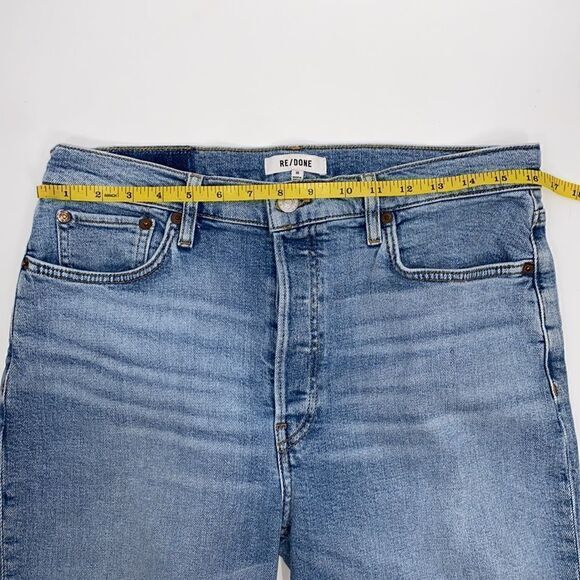 Re/Done 90s High Rise Ankle Crop in Light Dusk Destroy Women’s Size 30 New - Picture 8 of 13